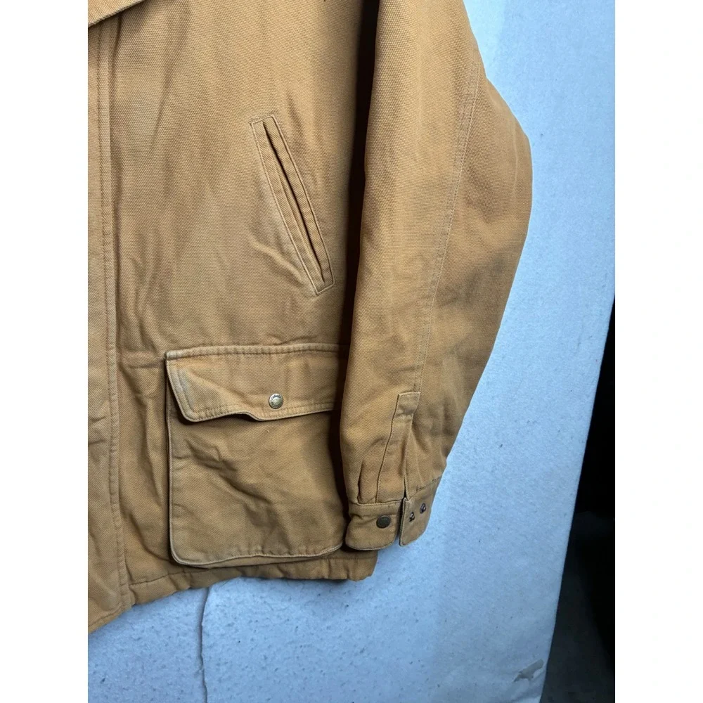 Cabelas Outdoor Gear Mens Canvas Barn Coat Leather Trim Plaid Lined Tan Large